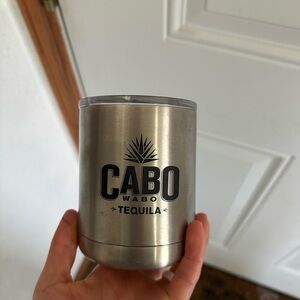 Yeti Silver Cabo Wabo Tequila Insulated Tumbler